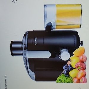 GDOR centrifugal juicer dual speed 2.5" feed chute Titanium enhance cut disc New